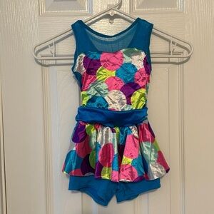 Weissman Blue base with colors and a big blue bow.